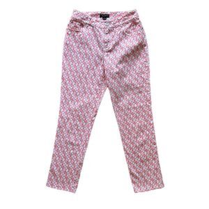 Loft Women's Multicolor Geometric Dress Pants Size 4